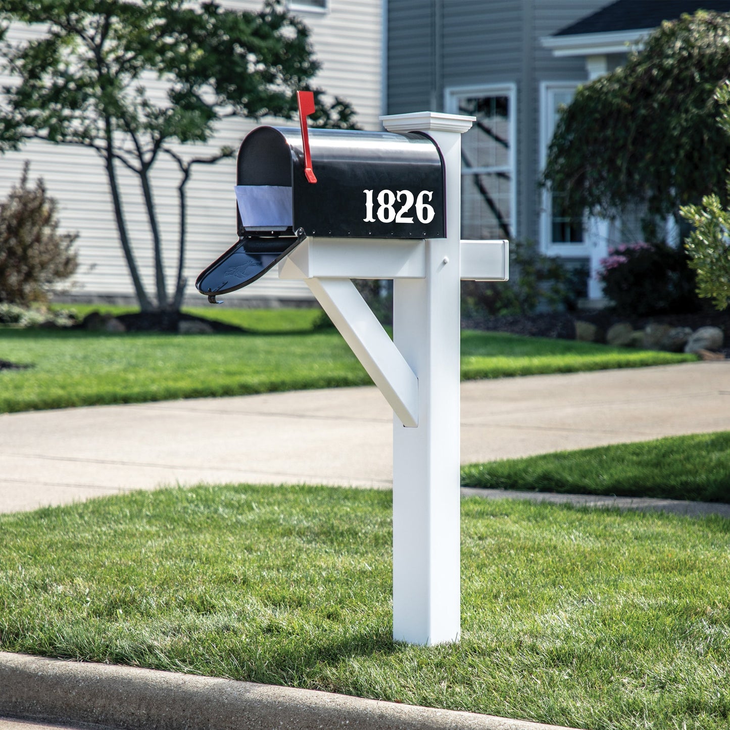 Custom Address Numbers for House - Mailbox Number Sticker - Vinyl Decal for Mailbox