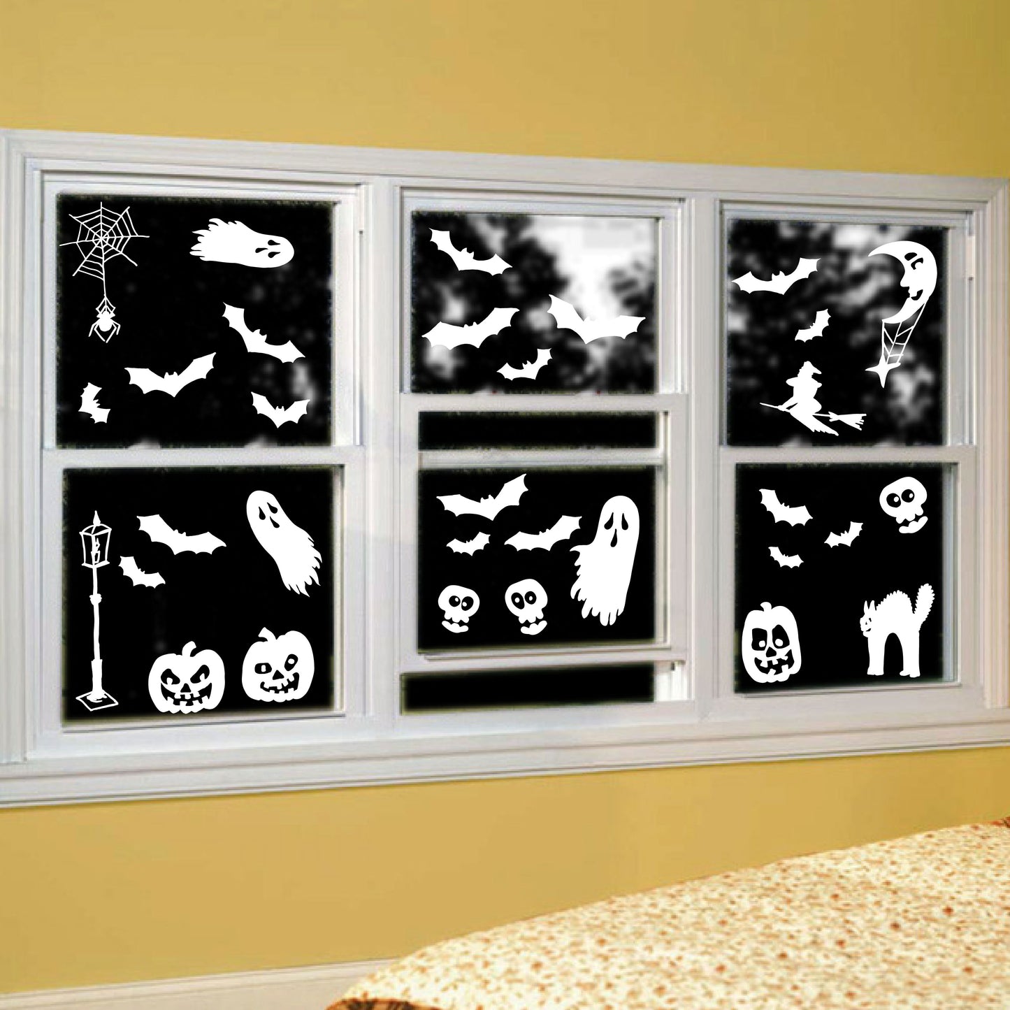 Halloween Wall Decals Window Clings Halloween Stickers Party Supplies