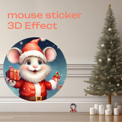 Mouse Hole Wall Sticker