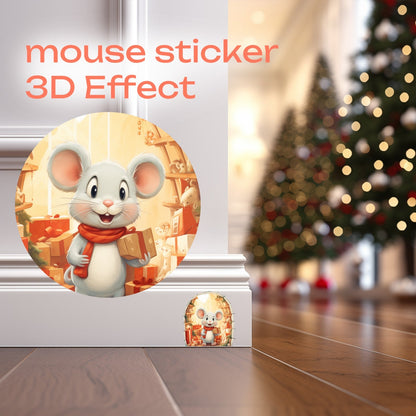 Mouse Hole Wall Sticker