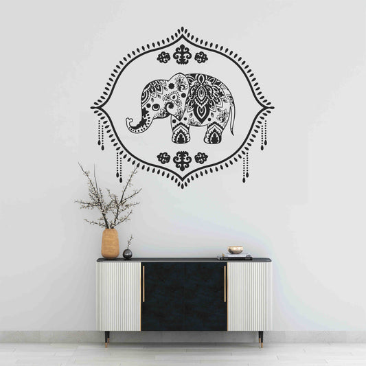 Wall Decal Indian Baby Elephant Nursery Hinduism Hindu Stickers Large Decor