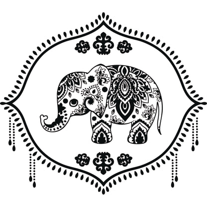 Wall Decal Indian Baby Elephant Nursery Hinduism Hindu Stickers Large Decor