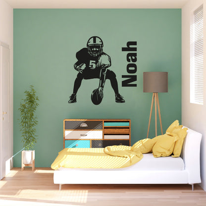 Sports-Themed Wall Decor for Boys' Room