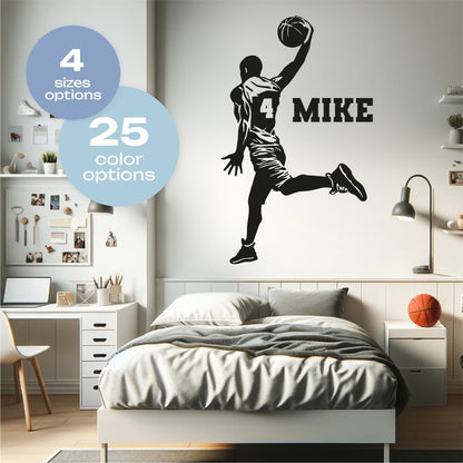 Boys Room Basketball Decals