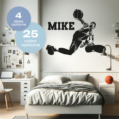 Boys Room Basketball Decals