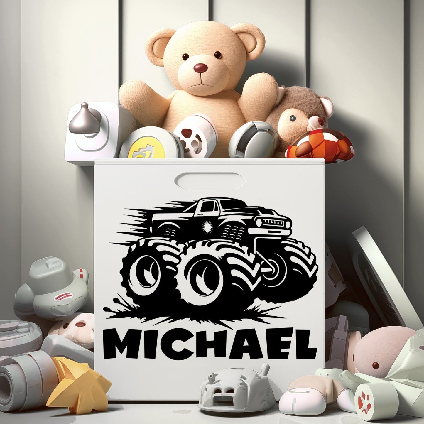 Monster Truck Wall Decals