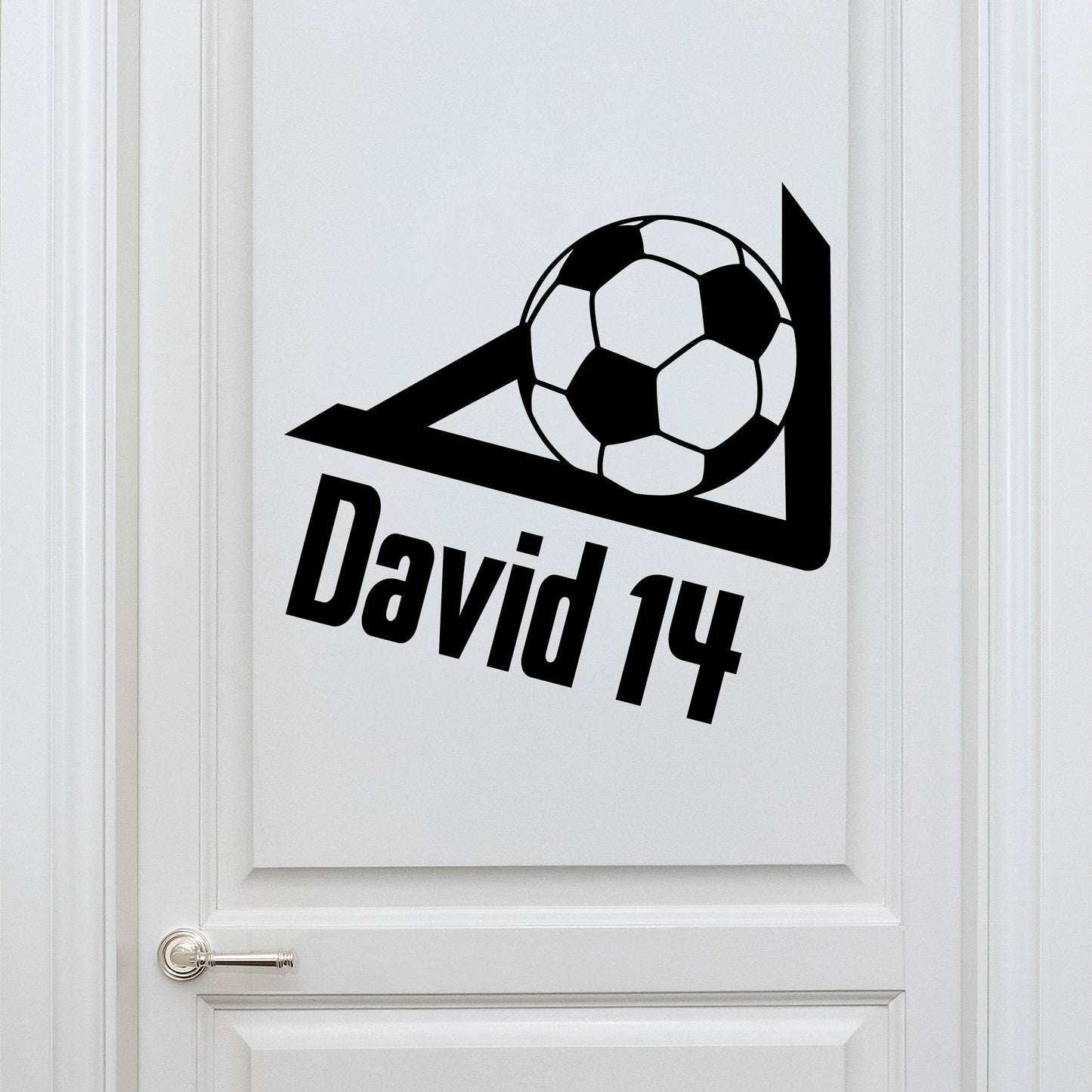 Soccer Wall Decal - Personalized Custom Soccer Player Wall Decal - Choose Your Name - Personalized Soccer Wall Decal - Wall Soccer Decal