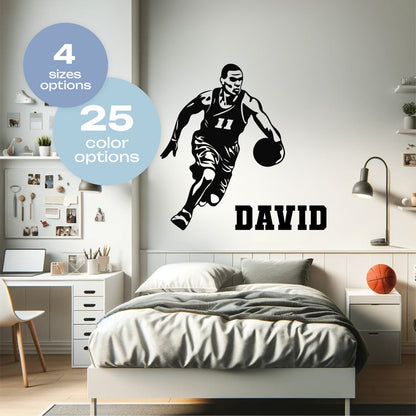 Boys Room Basketball Decals