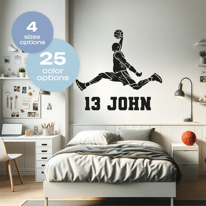 Boys Room Basketball Decals